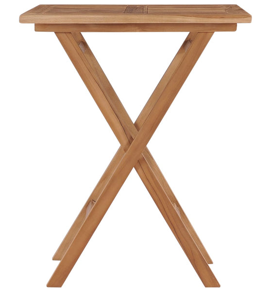 Gartentisch Klappbar 60×60×75 cm Massivholz Teak