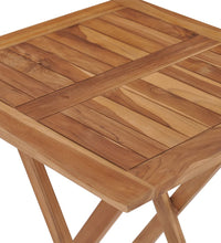 Gartentisch Klappbar 60×60×75 cm Massivholz Teak