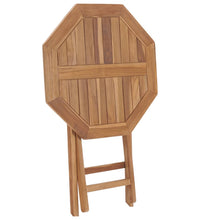 Klappbarer Gartentisch 60×60×75 cm Teak Massivholz