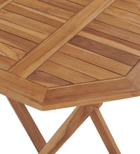 Klappbarer Gartentisch 60×60×75 cm Teak Massivholz