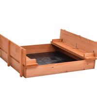 Sandkasten Tannenholz 95×90×15 cm