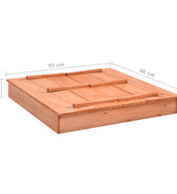 Sandkasten Tannenholz 95×90×15 cm