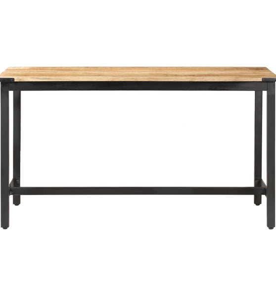Esstisch 140 x 70 x 76 cm Raues Massivholz Mango