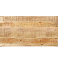 Esstisch 140 x 70 x 76 cm Raues Massivholz Mango