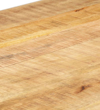 Esstisch 140 x 70 x 76 cm Raues Massivholz Mango