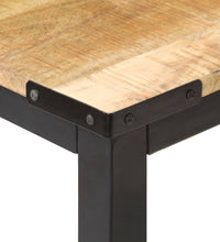Esstisch 140 x 70 x 76 cm Raues Massivholz Mango