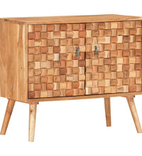 Sideboard 75 x 35 x 65 cm Massivholz Akazie