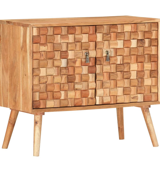 Sideboard 75 x 35 x 65 cm Massivholz Akazie