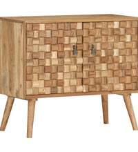 Sideboard 75 x 35 x 65 cm Massivholz Akazie