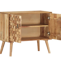 Sideboard 75 x 35 x 65 cm Massivholz Akazie