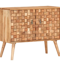 Sideboard 75 x 35 x 65 cm Massivholz Akazie