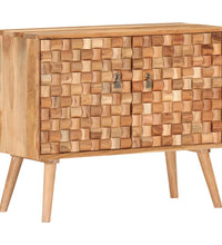 Sideboard 75 x 35 x 65 cm Massivholz Akazie