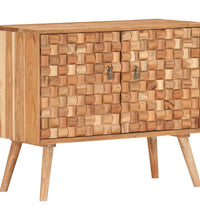 Sideboard 75 x 35 x 65 cm Massivholz Akazie