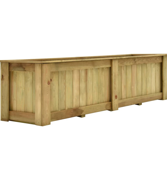Hochbeet 196 x 50 x 50 cm Kiefernholz Imprägniert