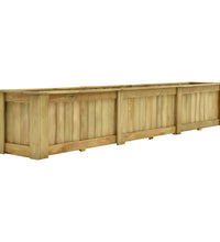 Hochbeet 291 x 50 x 50 cm Kiefernholz Imprägniert