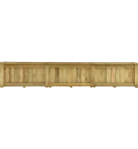 Hochbeet 291 x 50 x 50 cm Kiefernholz Imprägniert