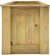 Hochbeet 291 x 50 x 50 cm Kiefernholz Imprägniert