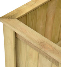 Hochbeet 291 x 50 x 50 cm Kiefernholz Imprägniert