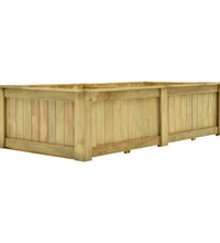 Hochbeet 196 x 100 x 50 cm Kiefernholz Imprägniert
