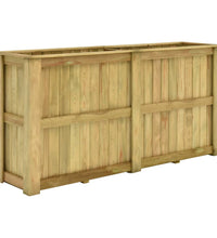 Hochbeet 196 x 50 x 100 cm Kiefernholz Imprägniert