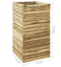 Hochbeet 50×50×100 cm Kiefernholz Imprägniert