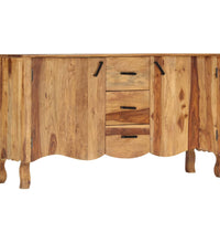 Sideboard 145x40x80 cm Massivholz