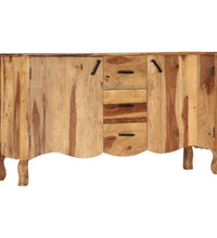 Sideboard 145x40x80 cm Massivholz