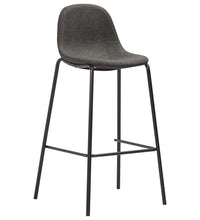 5-tlg. Bar-Set Stoff Dunkelgrau