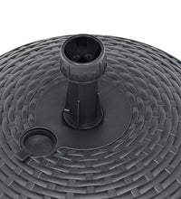 Sonnenschirmständer Sand/Wasser 20L Anthrazit Kunststoff Rattan