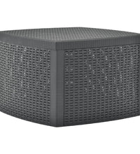 Beistelltisch Anthrazit 54×54×36,5 cm Kunststoff