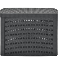 Beistelltisch Anthrazit 54×54×36,5 cm Kunststoff