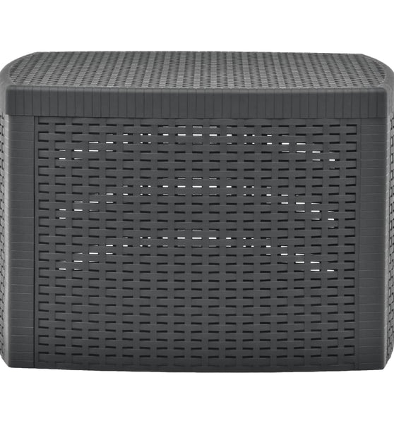 Beistelltisch Anthrazit 54×54×36,5 cm Kunststoff