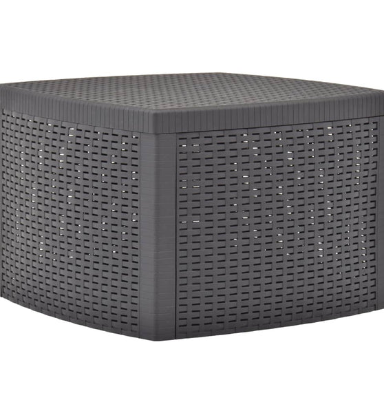 Beistelltisch Mokka 54×54×36,5 cm Kunststoff