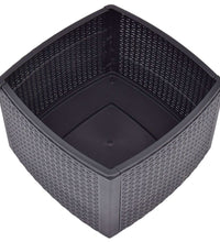 Beistelltisch Mokka 54×54×36,5 cm Kunststoff