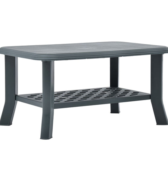 Couchtisch Grün 90 x 60 x 46 cm Kunststoff