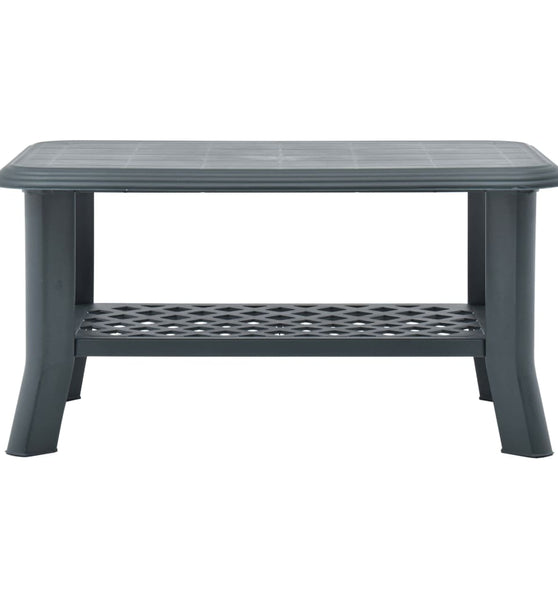 Couchtisch Grün 90 x 60 x 46 cm Kunststoff