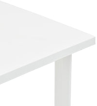 Gartentisch Weiß 80x75x72 cm Kunststoff