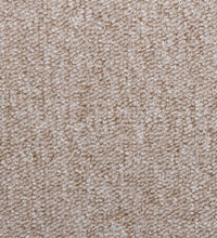 Teppich-Treppenstufen 15 Stk. 65x21x4 cm Taupe