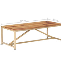 Couchtisch 120x60x40 cm Massivholz