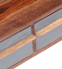 Couchtisch Grau 110x50x40 cm Massivholz
