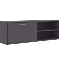 TV-Schrank Grau 120x34x37 cm Holzwerkstoff