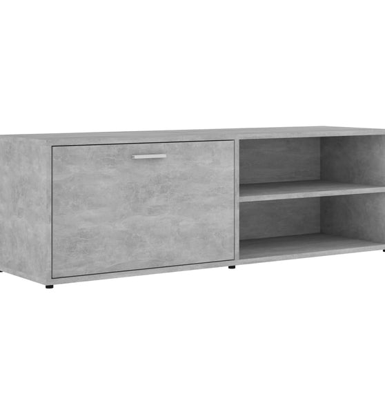 TV-Schrank Betongrau 120x34x37 cm Holzwerkstoff