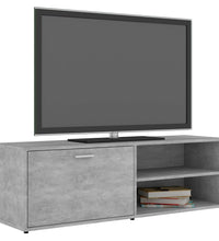 TV-Schrank Betongrau 120x34x37 cm Holzwerkstoff