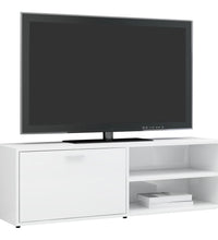 TV-Schrank Hochglanz-Weiß 120x34x37 cm Holzwerkstoff