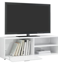 TV-Schrank Hochglanz-Weiß 120x34x37 cm Holzwerkstoff