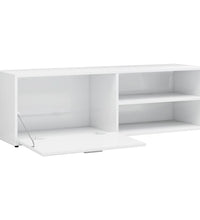 TV-Schrank Hochglanz-Weiß 120x34x37 cm Holzwerkstoff