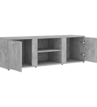 TV-Schrank Betongrau 120x34x37 cm Holzwerkstoff