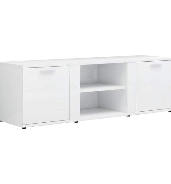 TV-Schrank Hochglanz-Weiß 120x34x37 cm Holzwerkstoff