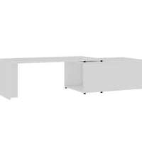 Couchtisch Weiß 150x50x35 cm Holzwerkstoff