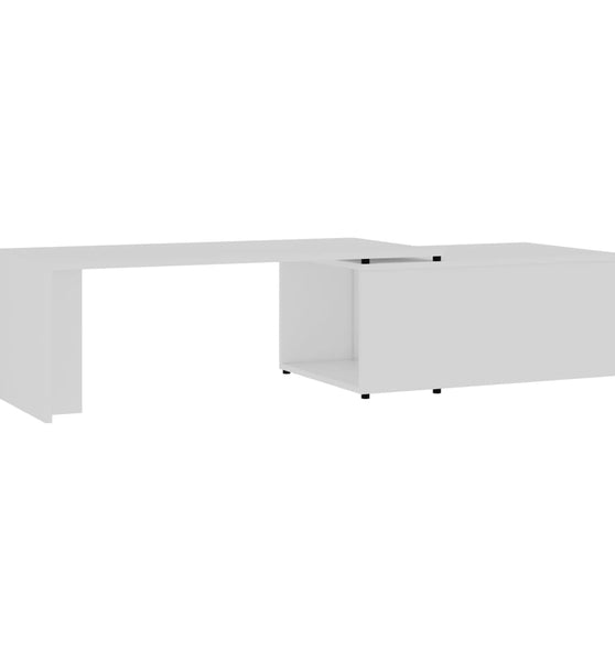 Couchtisch Weiß 150x50x35 cm Holzwerkstoff